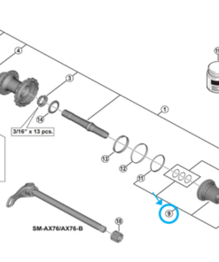 Shimano Body unité FH-M9111 12-vitesses