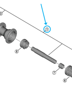Shimano Axe complet FH-TC500