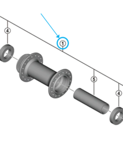 Shimano Axe complet FH-MT410