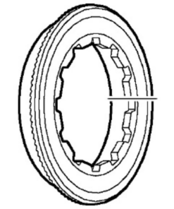 Shimano Contre-écrou CS-HG81-10 avec entretoise