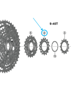Shimano Pignon CS-M9200/8200 15 dents F