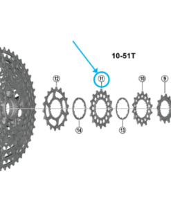 Shimano Pignon CS-M9200 16 dents G