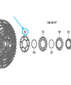 Shimano Pignon CS-M9200/8200 18 dents K