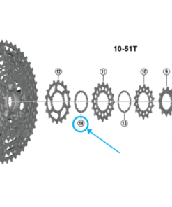 Shimano Entretoise de pignon CS-M9200/8200 1.95 mm