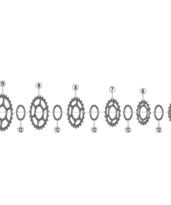 Shimano Pignon CS-HG700-11 11 dents spacer-type 11-25T,11-28T,11-30T