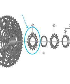 Shimano Pignon CS-LG700 17 dents