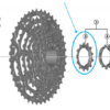 Shimano Entretoise de pignon A CS-R9200/8100