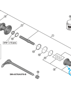 Shimano Silence Spacer FH-M9111