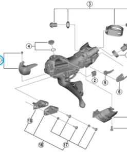 Shimano Plaquette de type ST-R8020 gauche
