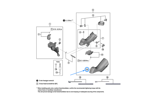 Shimano Repose-main ST-U3030 noir Shimano Repose-main ST-U3030 noir