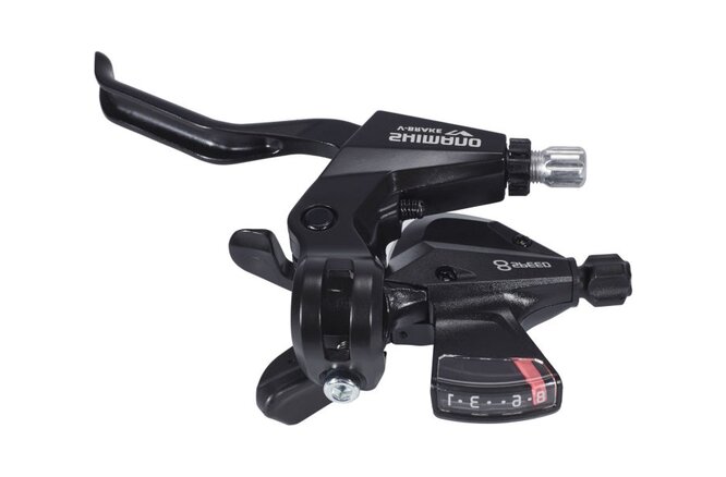 Shimano Levier/manette ALTUS ST-M310 droit 8-vitesses noir Shimano Levier/manette ALTUS ST-M310 droit 8-vitesses noir