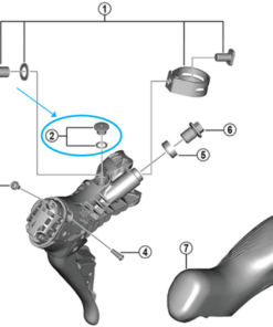 Shimano vis de purge / joint torique ST-R7170