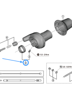 Shimano Bride SL-C6001-8  cpl.