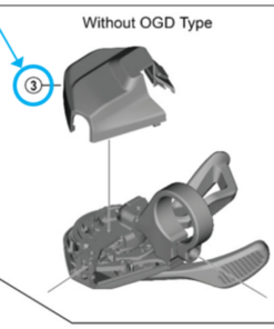 Shimano Couvercle & visses du SL-U8000 droite
