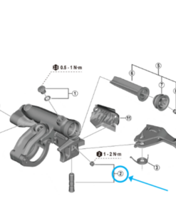 Shimano Boulon de fixation d'axe de levier BL-M8200