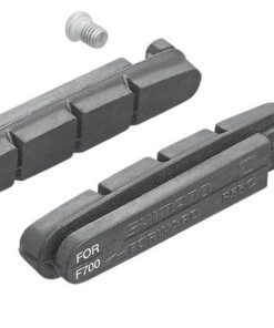 Shimano Gommes de frein R55C pour les jantes en aluminium avec vis de fixationn paire