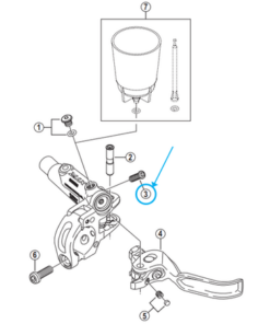 Shimano Vis d'arrêt BL-M988-B