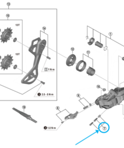 Shimano Vis d'arrêt set RD-R7150