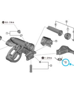 Shimano BL-M9220 ressort à ressort à gauche