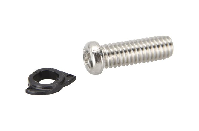 Shimano Vis d'arrêt BL-M988 M4x12 mm avec plaquette Shimano Vis d'arrêt BL-M988 M4x12 mm avec plaquette