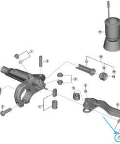 Shimano Douille taraudée BL-U8000 pour réglage de levier