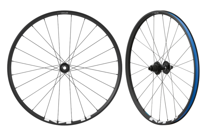 Shimano Roue paire WH-MT501 27.5" 12-v Micro Spline pneu 110mm/148mm Center-Lock E-Thru Shimano Roue paire WH-MT501 27.5" 12-v Micro Spline pneu 110mm/148mm Center-Lock E-Thru