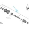 Shimano FH-M9210-B anneau de fixation de l'entretoise