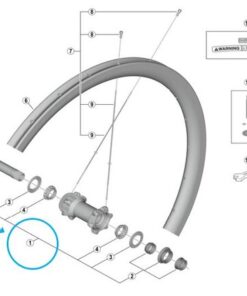 Shimano axe complet WH-R9170-C40