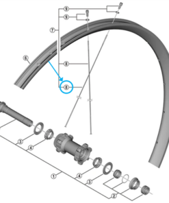 Shimano Rayon WH-RX570-TL-650B 277mm