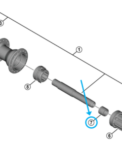 Shimano Douille taraudée FH-TC500