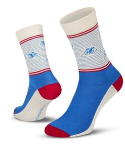 Le Patron Vintage Cyclist Socks riviera blue 39-42
