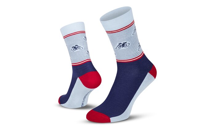Le Patron Vintage Cyclist Socks dark blue 35-38 Le Patron Vintage Cyclist Socks dark blue 35-38