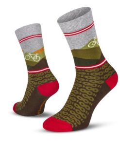 Le Patron Mountain Socks army green 39-42