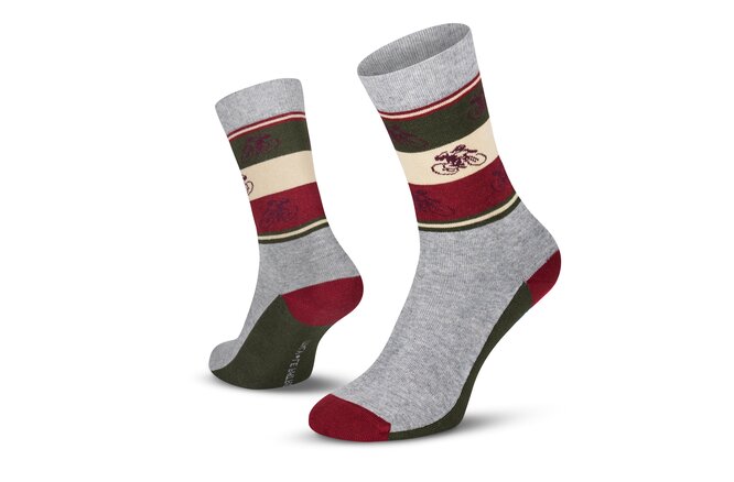 Le Patron Country Edition Italy Socks grey melange 43-46 Le Patron Country Edition Italy Socks grey melange 43-46
