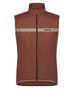 Shimano Men Evolve Prima Wind Vest mirror brown L