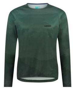 Shimano Men Sentiero LS Jersey aurora green XXL