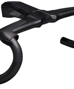 PRO Guidon route Vibe EVO 38 cm 125 mm carbon noir avec entretoise
