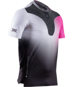 X-BIONIC Men CoreFusion Run Shirt SH SL dot fade/white/neo pink XXL