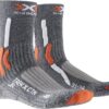 X-SOCKS JR Trek X CTN stone grey melange/x-orange 24-26