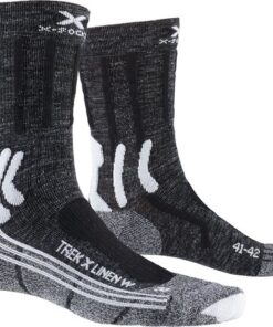 X-SOCKS Women Trek X Linen dolomite grey melange/opal black 37-38
