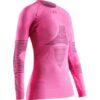 X-BIONIC Women Energy Accumulator 4.0 Melange Shirt LG SL grey melange/pink XL