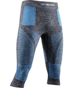 X-BIONIC Men Energy Accumulator 4.0 Melange Pants 3/4 dark grey melange/blue XXL