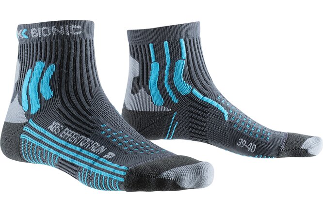 X-SOCKS Women Effektor Running charcoal/effektor turquoise 37-38 X-SOCKS Women Effektor Running charcoal/effektor turquoise 37-38