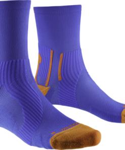 X-SOCKS Unisex Run Perform Crew twyce blue/orange 35-38