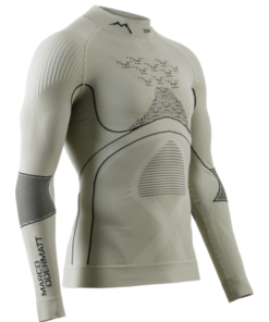 X-BIONIC Men Energy Accumulator 4.0 Shirt Turtle Neck LG SL Marco Odermatt Signature Edition tea grey/black S