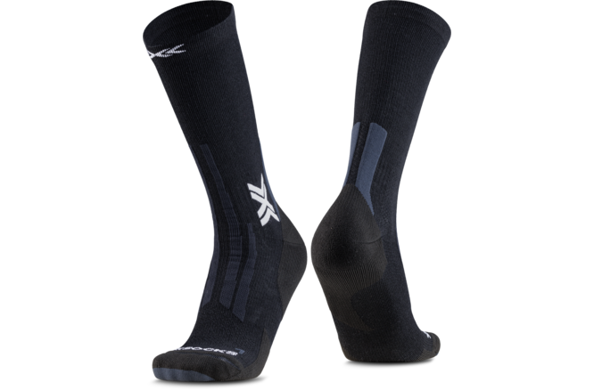 X-SOCKS Hike Discover Merino Crew X black/charcoal 39-41 X-SOCKS Hike Discover Merino Crew X black/charcoal 39-41