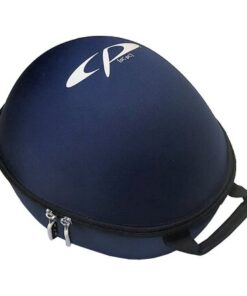 CP helmet hard case blue with white logo