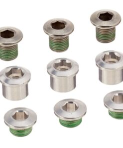 CHAINRING BOLT KIT 5 ALUM/STL SILVER TRUVATIV