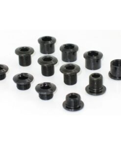 CHAINRING BOLT KIT 4STL/STL BLACK/BLACK TRUVATIV