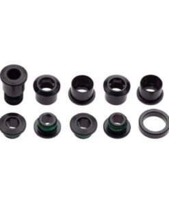 CHAINRING BOLT KIT RED HB 5 ALUM BLK SRAM